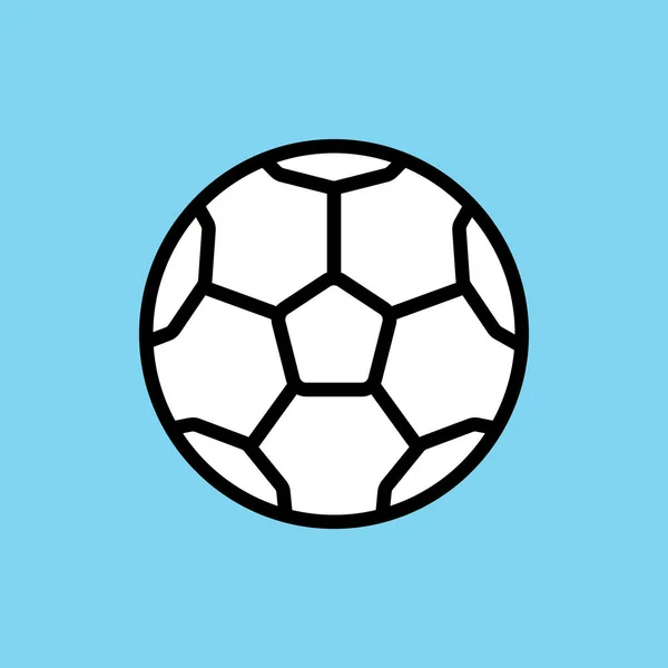 Fußball Ikone Vektorillustration — Stockvektor