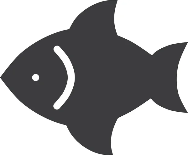 Fische Web Symbol Einfache Illustration — Stockvektor