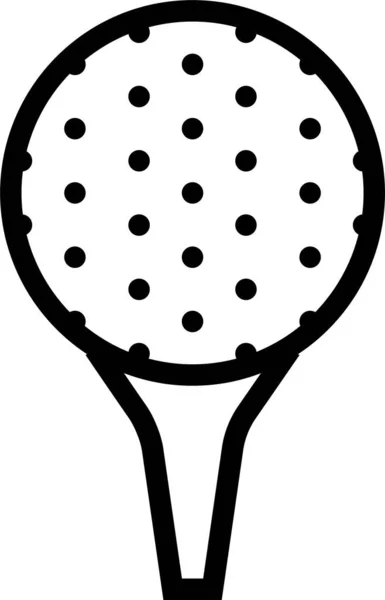 Golf Web Symbol Einfache Illustration — Stockvektor