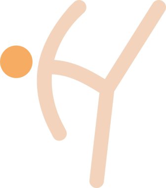 Tekvando. Web simgesi basit illüstrasyon