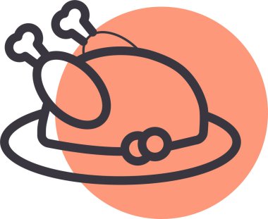 Hindi. Web simgesi basit illüstrasyon