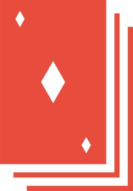 Kumarhane kartlarının vektör illüstrasyonu 