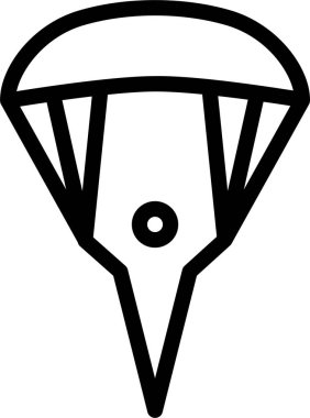 Hava dalışı. Web simgesi basit illüstrasyon