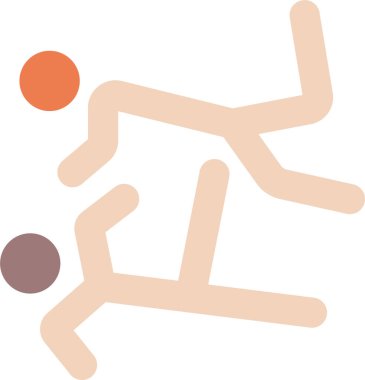 Felç oyunları. Web simgesi basit illüstrasyon