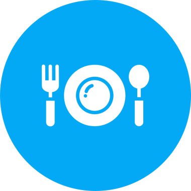 Gıda simgesinin vektör illüstrasyonu