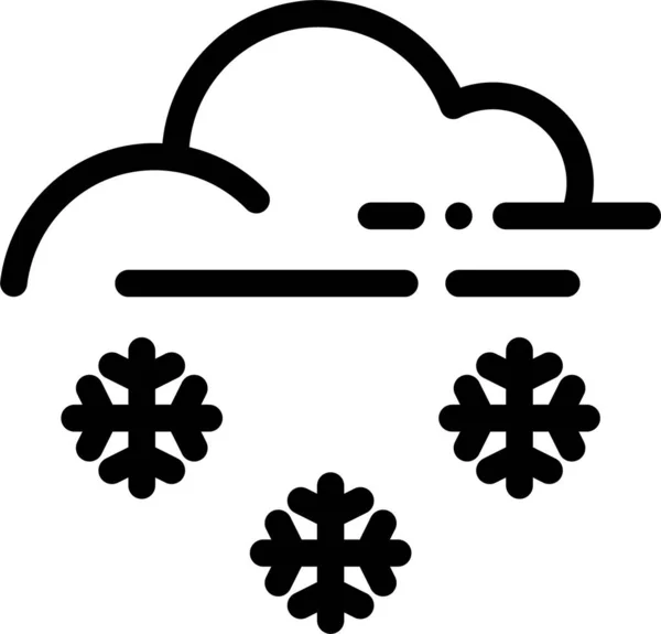Wettervorhersage Einfaches Design — Stockvektor