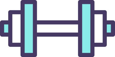 Dambıl. Web simgesi basit illüstrasyon 