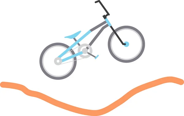 Значок Велосипеда Простая Иллюстрация Значка Вектора Велосипеда Сети — стоковый вектор