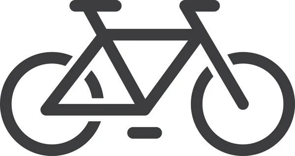 Ícone Bicicleta Ilustração Simples Ícone Vetor Bicicleta Para Web —  Vetores de Stock