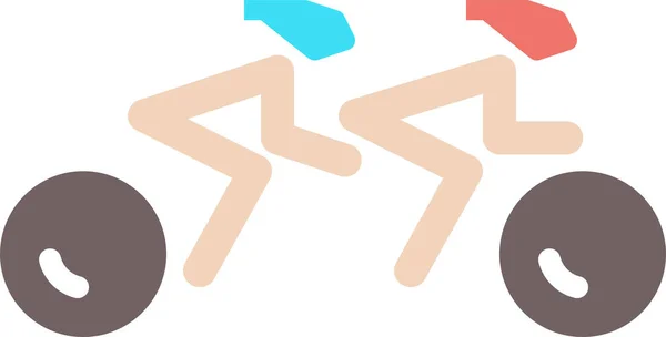Jeux Paralympiques Icône Web Illustration Simple — Image vectorielle