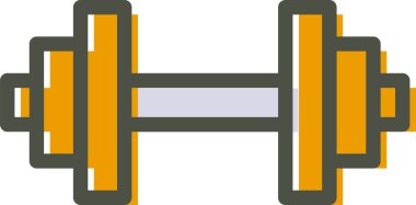 Dambıl. Web simgesi basit illüstrasyon 