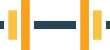 Dambıl. Web simgesi basit illüstrasyon 