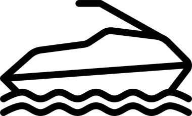 kayak vektörü illüstrasyon simgesi 