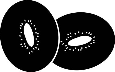 Kivi. Web simgesi basit illüstrasyon 