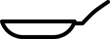 Yemek. Web simgesi basit tasarım