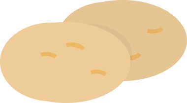 Bir limonun karikatür yüzünün vektör çizimi