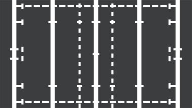 Yol işaretinin vektör illüstrasyonu.