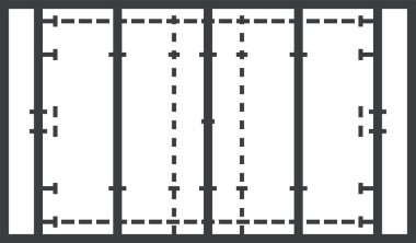 Tasarım için bir arkaplanın vektör illüstrasyonu