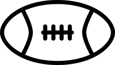 Ragbi topu. Basit tasarım