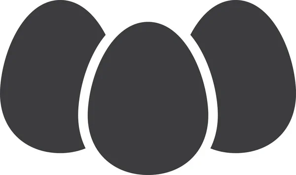 Eier Web Symbol Einfache Vektorillustration — Stockvektor