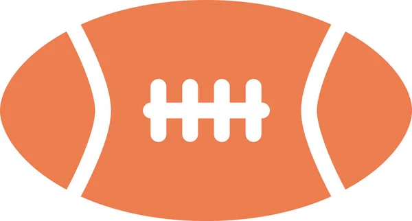 Rugby Web Symbol Einfache Illustration — Stockvektor