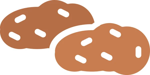 Cookies Web Symbol Einfache Illustration — Stockvektor