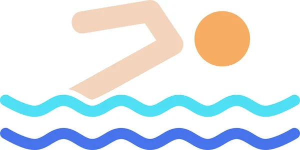 Icono Piscina Ilustración Vectorial — Vector de stock