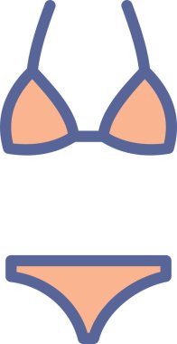 Yüzmek. Web simgesi basit illüstrasyon