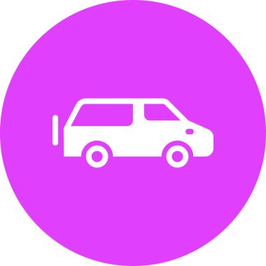 araba simgesi vektör illüstrasyonu