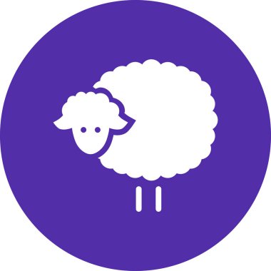 Koyunların vektör illüstrasyonu