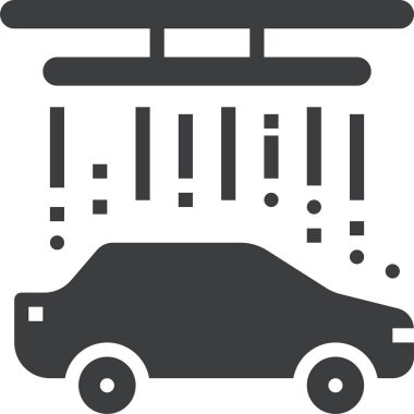 - Araba. Web simgesi basit illüstrasyon