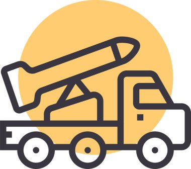 Kamyon. Web simgesi basit illüstrasyon