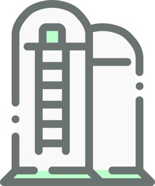 Vinç. Web simgesi basit illüstrasyon