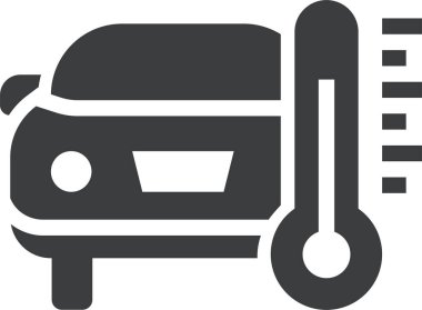 - Araba. Web simgesi basit tasarım