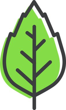 Yaprak ağacı. Web simgesi