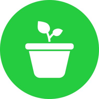 bitki simgesi vektör illüstrasyonu