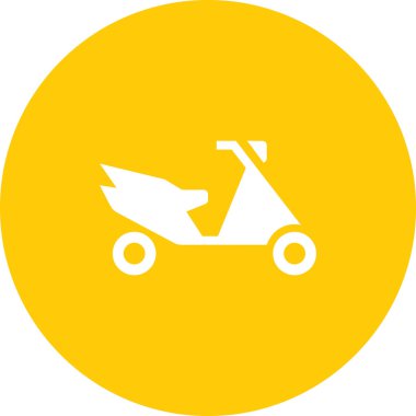 scooter vektör resimleme