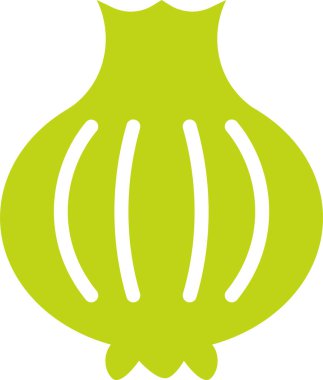 Soğan. Web simgesi basit illüstrasyon