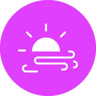 Güneş Simgesi Vektör illüstrasyonu