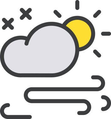 Yağmur. Web simgesi basit illüstrasyon