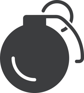 Bomba. Web simgesi basit illüstrasyon