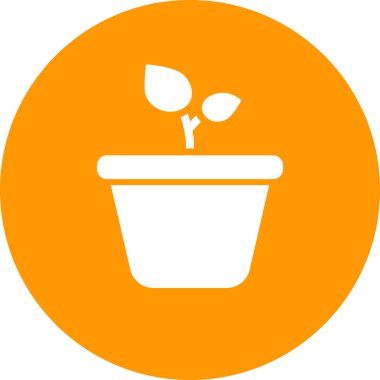 bitki simgesi vektör illüstrasyonu