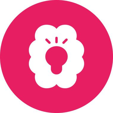 çiçek simgesi vektör illüstrasyonu