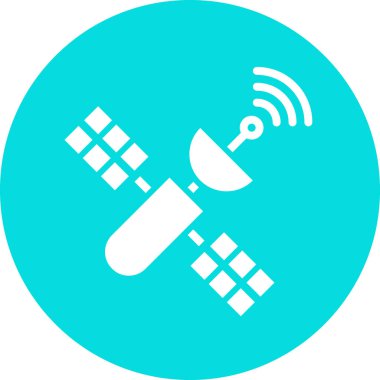 uydu anten simgesi. vektör illüstrasyonu