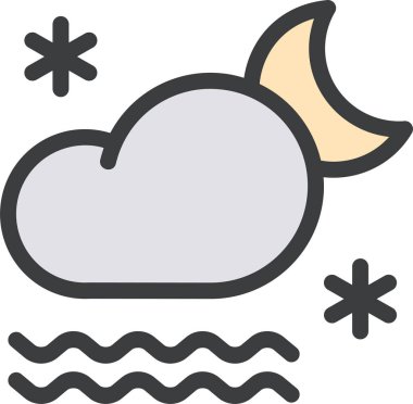 Bulut. Web simgesi basit illüstrasyon