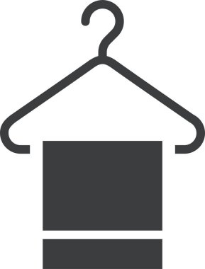 Askı. Web simgesi basit illüstrasyon