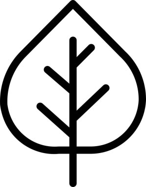 Ağaç. Web simgesi basit illüstrasyon