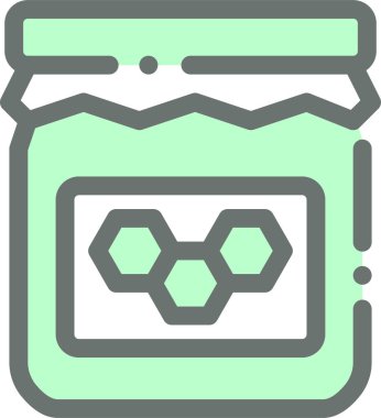 Tatlım. Web simgesi basit illüstrasyon