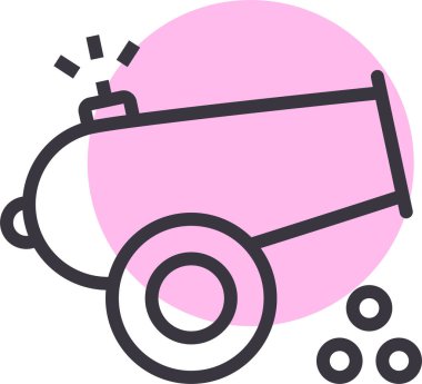 robot. Web simgesi basit illüstrasyon