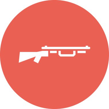 Askeri silah simgesinin vektör çizimi